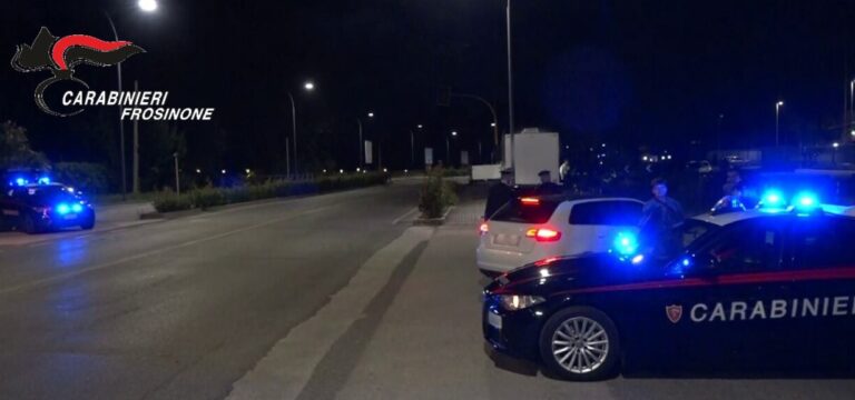Controlli straordinari dei Carabinieri a Frosinone: sanzioni e denunce