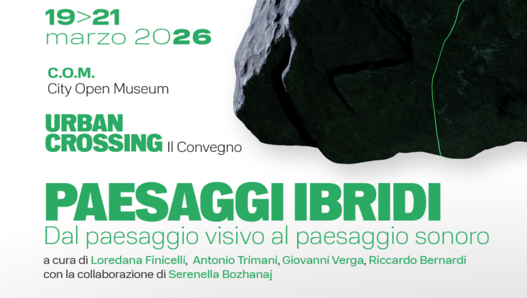 Frosinone, convegno “Paesaggi Ibridi”: arte, suono e nuove visioni urbane al City Open Museum