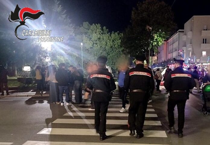cassino carabinieri notte bianca