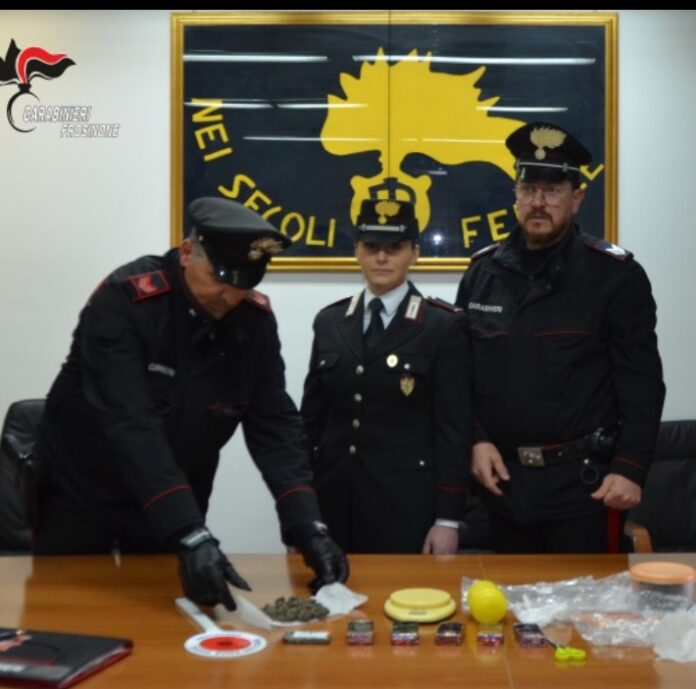 alatri droga arresto giovane hashish