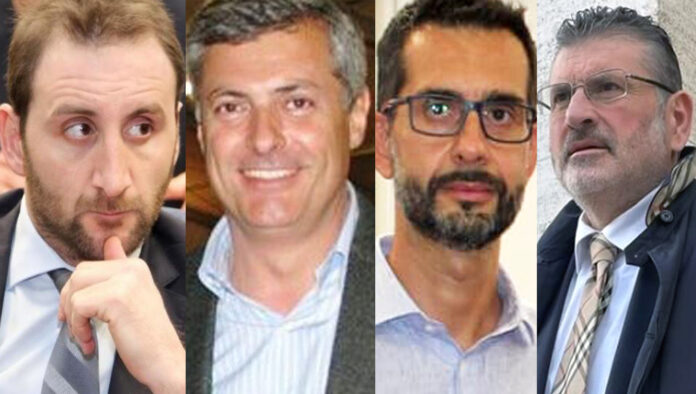 pasquale cirillo, valter tersigni, Anselmo Pizzutelli, Gianluca Quadrini elezioni provinciali frosinone