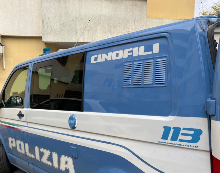 Frosinone – Lotta alla droga, il cane Ondina smaschera due studenti trovati con l’hashish