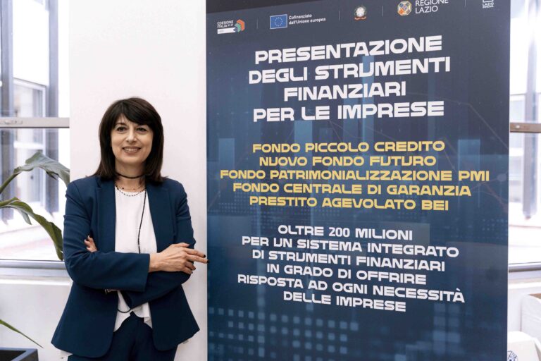 Regione Lazio, 275 milioni di euro di strumenti finanziari per le imprese
