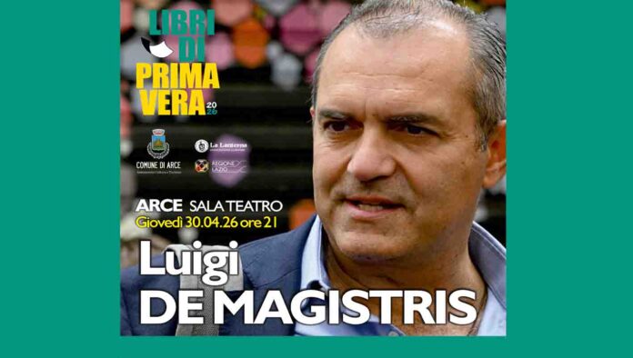 Arce – Luigi De Magistris a “Libri di Primavera”