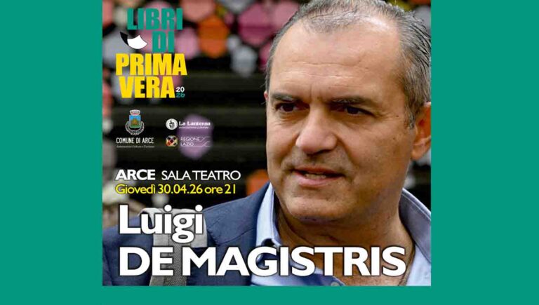 Arce – Luigi De Magistris a “Libri di Primavera”