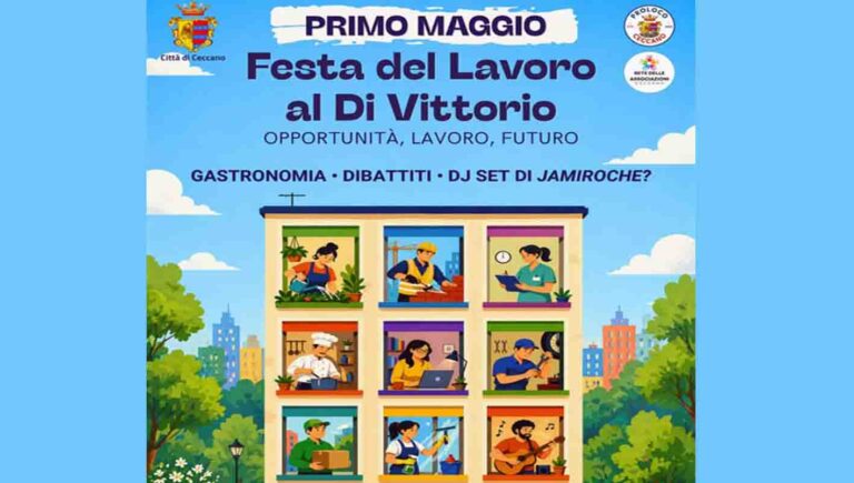 Ceccano, il Primo Maggio nel Quartiere Di Vittorio