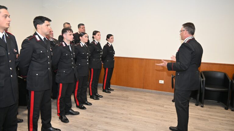 Otto nuovi Marescialli Allievi dei Carabinieri in servizio nella provincia di Frosinone
