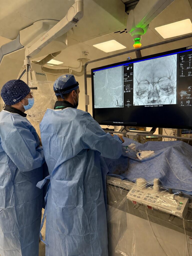 Asl Frosinone, migliora la risposta alle emergenze: potenziate Radiologia Interventistica e Utn 1 La radiologia interventistica al lavoro