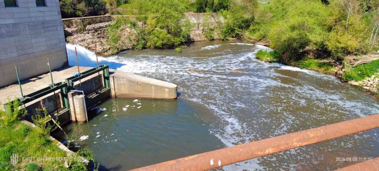 Sgurgola, nuovo allarme sul Fiume Sacco 01