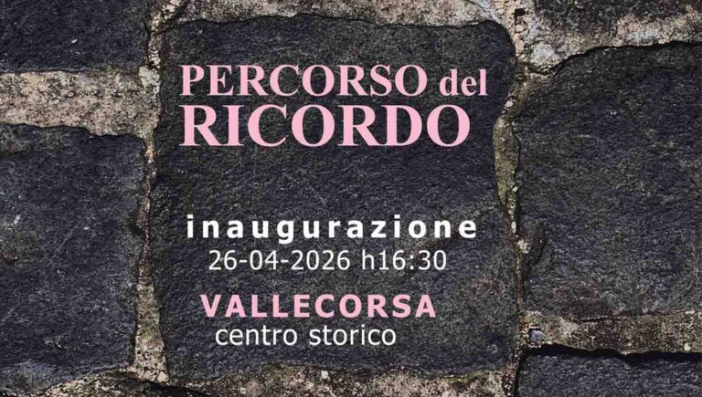 Vallecorsa inaugura il “Percorso del Ricordo”