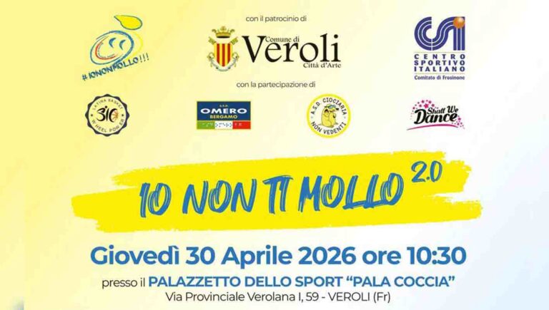 “Veroli, lo sport abbatte le barriere”