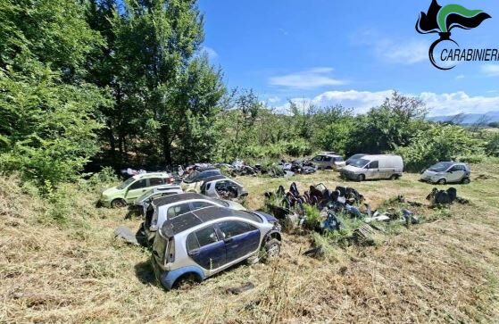 ripi carabinieri forestali discarica rifiuti