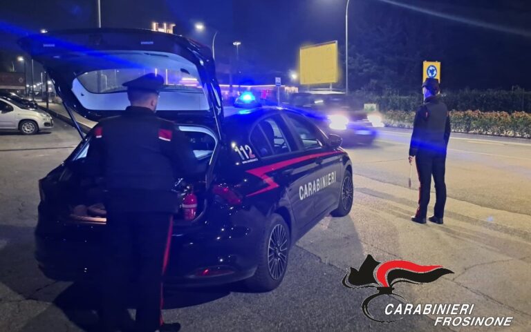 frosinone minacce morte carabinieri