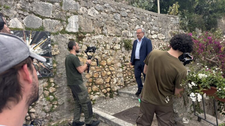 Le Terre di Aquinum protagoniste su Canale 5: in corso le riprese de “I Viaggi del Cuore” tra Castrocielo e Colle San Magno