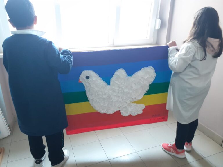 Preparativi scuola Giro Italia Pace