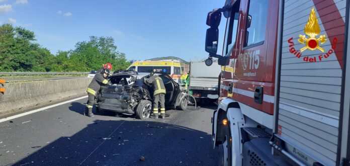 ferentino A1 incidente stradale