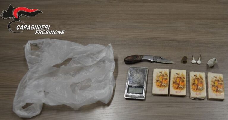 alatri droga spaccio carabinieri