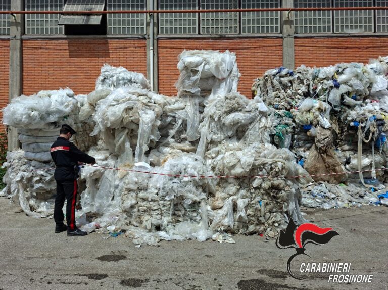 Castrocielo, sequestrato sito industriale per gestione illecita di rifiuti