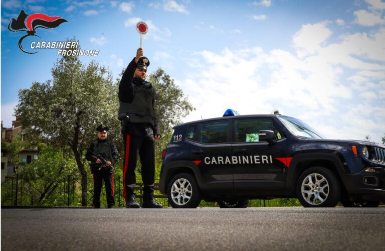 Alatri, controlli dei Carabinieri nel ponte del Primo Maggio: denunce, segnalazioni e patente ritirata
