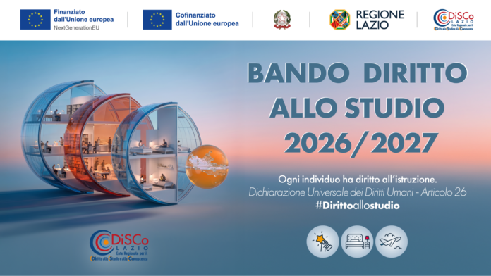 Università, online il nuovo bando regionale per il diritto allo studio 2026-2027