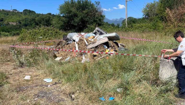 Ceccano – Individuata una discarica abusiva in via Mulino San Rocco