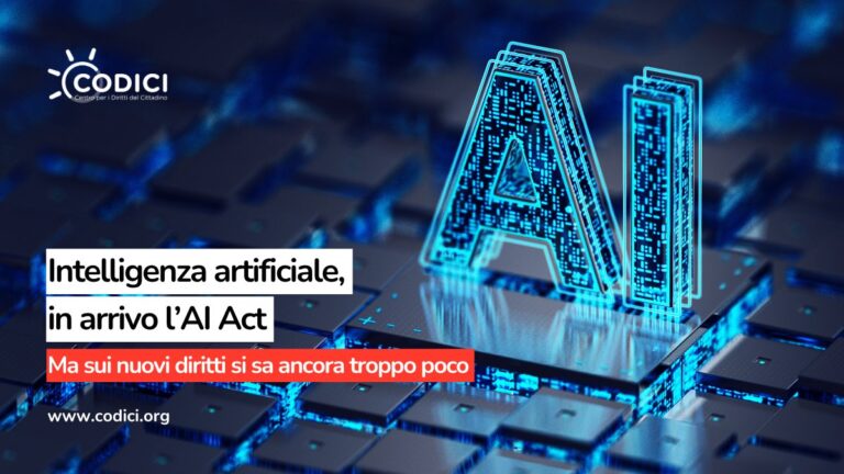 Codici, AI Act in arrivo