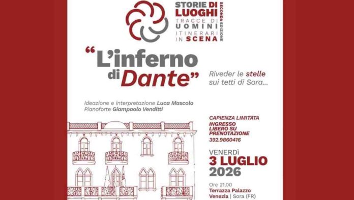 Sora, debutta L’Inferno di Dante