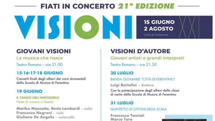 VISIONI 2026