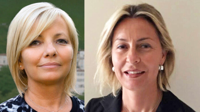 Le coordinatrici di 'Identità Frusinate' Quatrini e Boschieri