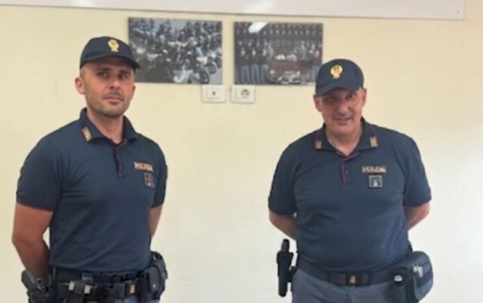 salvataggio Cassino polizia di stato