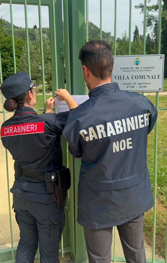 sequestro Villa comunale Cassino