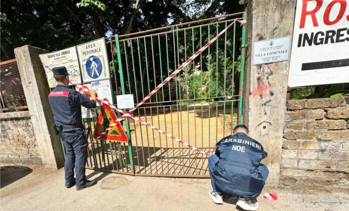 sequestro Villa comunale Cassino