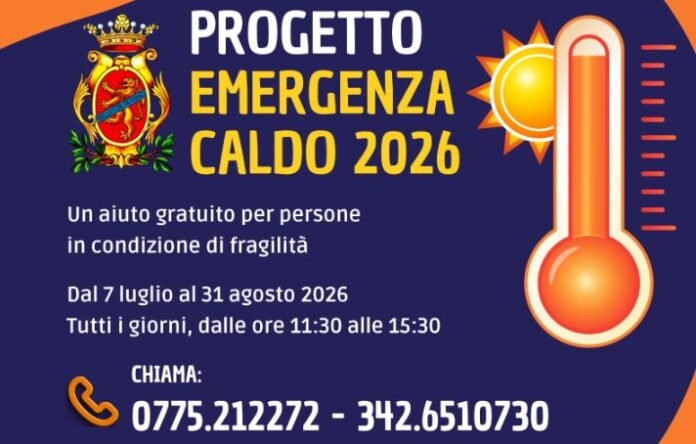 frosinone emergenza caldo