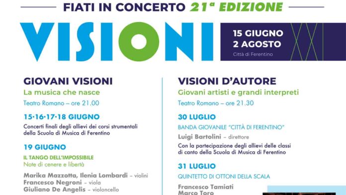 FIATI IN CONCERTO 2026