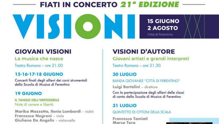 FIATI IN CONCERTO 2026