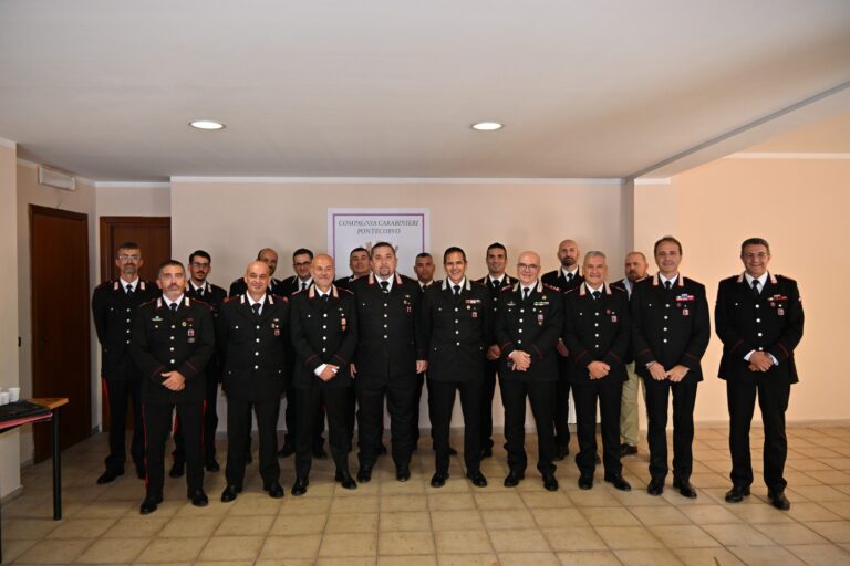 Pontecorvo, visita del Generale Cantoni alla Compagnia dei Carabinieri
