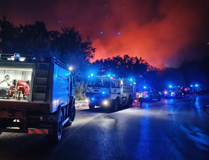ferentino incendio monte barano