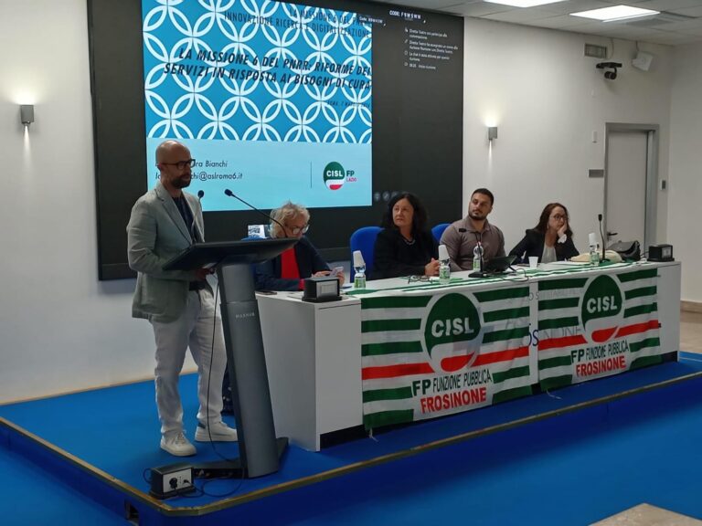 Cisl Fp Frosinone, successo per la giornata formativa: “Investire sulle competenze per cambiare la sanità”