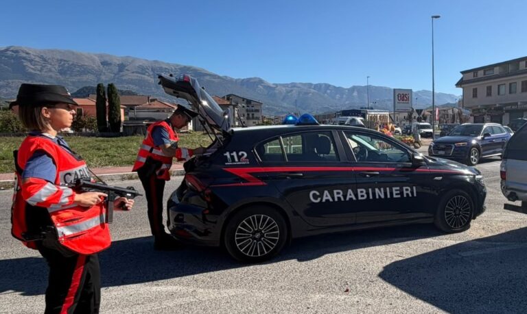 Maxi operazione dei Carabinieri a Sora e Isola del Liri: raffica di controlli e due denunce