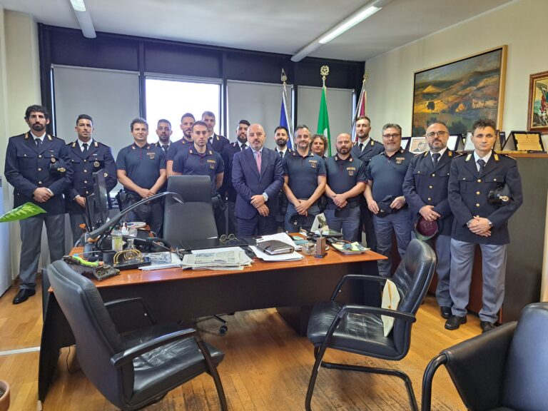 Frosinone, rinforzi per la Polizia: arrivano 17 nuovi agenti