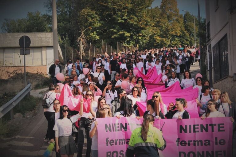 Camminata in rosa